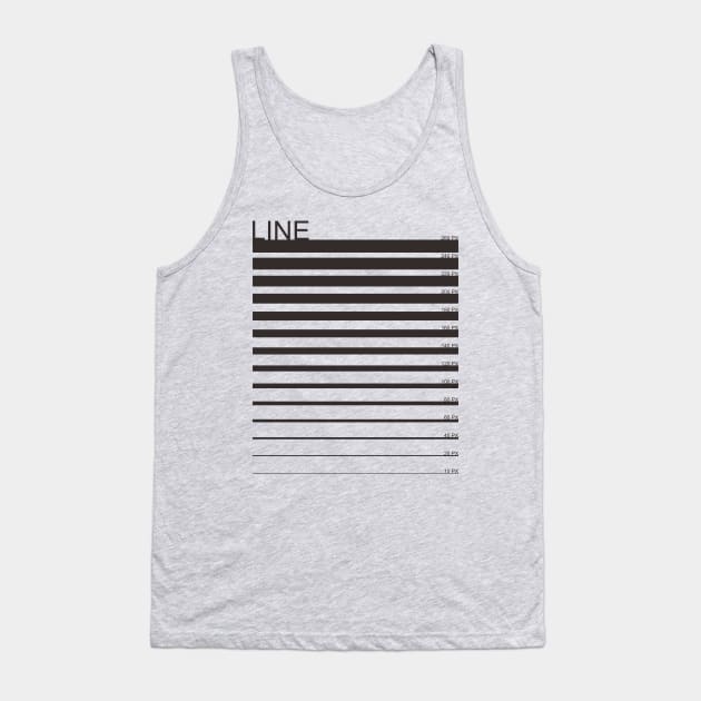 The Line Tank Top by ganola